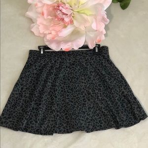 Cheetah print skirt